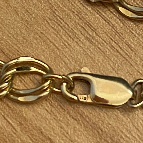 Set of Four EUC 925 Sterling Silver Curb Chain Charm Bracelets - Picture 8 of 15